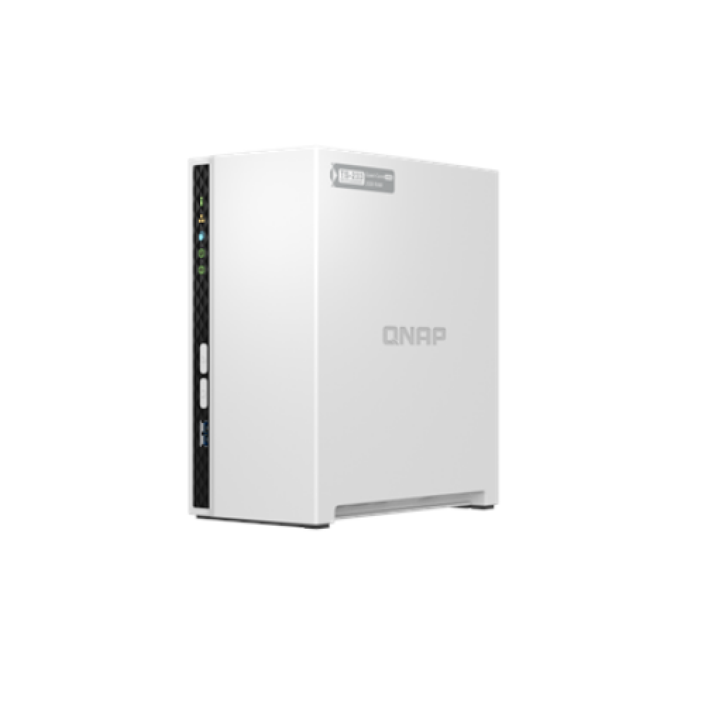 QNAP , 2-Bay ARM , TS-233 , Up to 2 SATA 6Gb/s, 3Gb/s , ARM 4-core , Cortex-A55 , Processor frequency 2.0 GHz , 2 GB , N/A