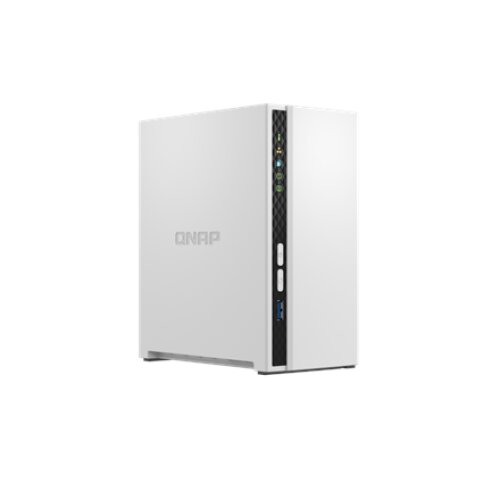 QNAP , 2-Bay ARM , TS-233 , Up to 2 SATA 6Gb/s, 3Gb/s , ARM 4-core , Cortex-A55 , Processor frequency 2.0 GHz , 2 GB , N/A