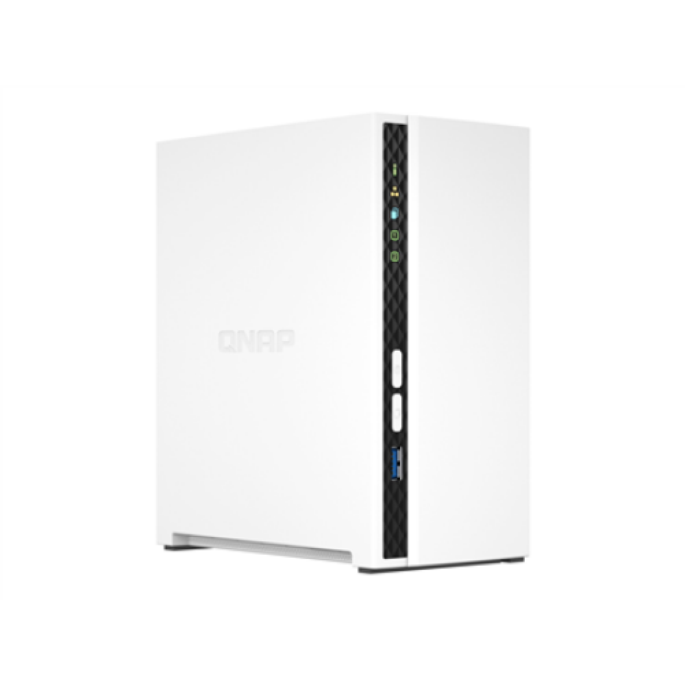 QNAP , 2-Bay ARM , TS-233 , Up to 2 SATA 6Gb/s, 3Gb/s , ARM 4-core , Cortex-A55 , Processor frequency 2.0 GHz , 2 GB , N/A