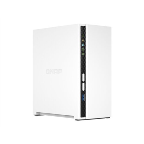 QNAP , 2-Bay ARM , TS-233 , Up to 2 SATA 6Gb/s, 3Gb/s , ARM 4-core , Cortex-A55 , Processor frequency 2.0 GHz , 2 GB , N/A