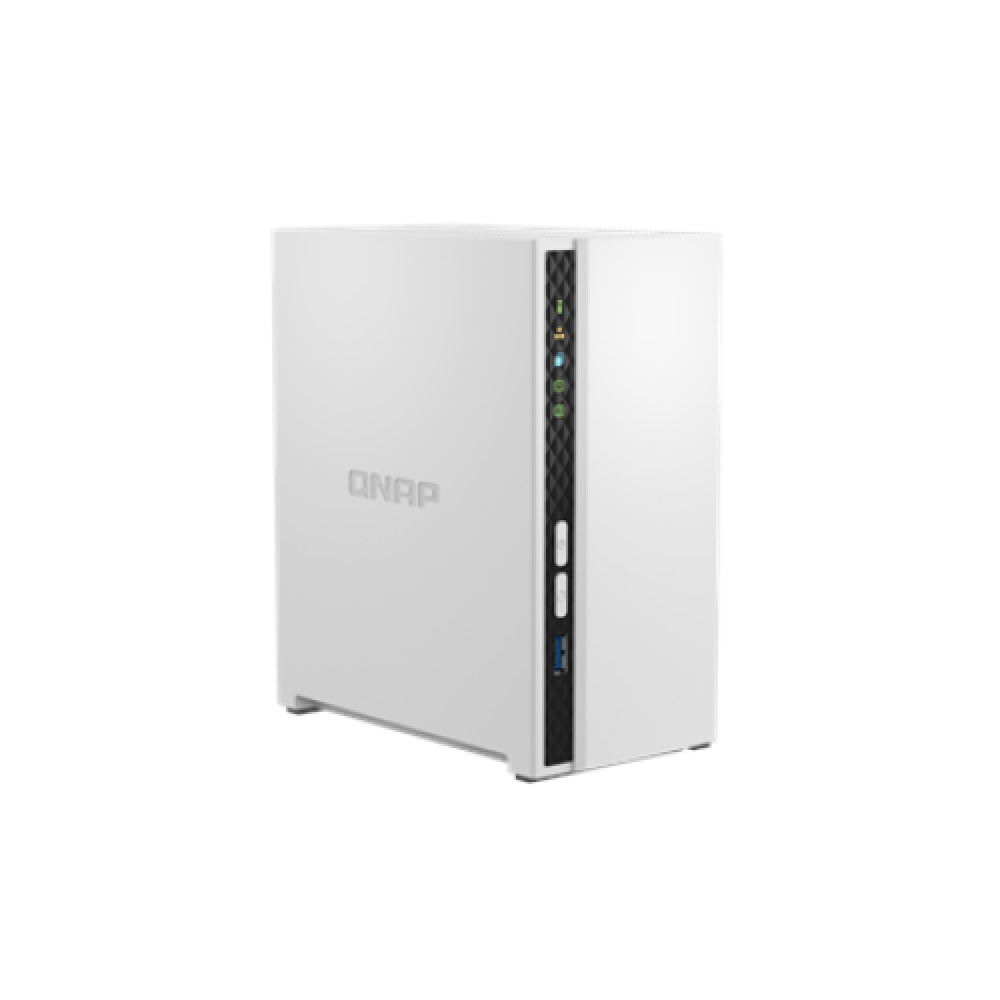 QNAP , 2-Bay ARM , TS-233 , Up to 2 SATA 6Gb/s, 3Gb/s , ARM 4-core , Cortex-A55 , Processor frequency 2.0 GHz , 2 GB , N/A