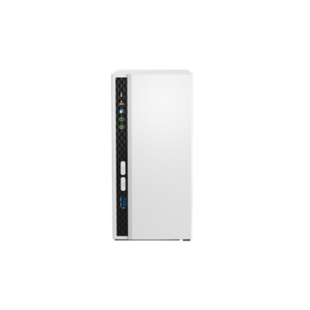QNAP , 2-Bay ARM , TS-233 , Up to 2 SATA 6Gb/s, 3Gb/s , ARM 4-core , Cortex-A55 , Processor frequency 2.0 GHz , 2 GB , N/A