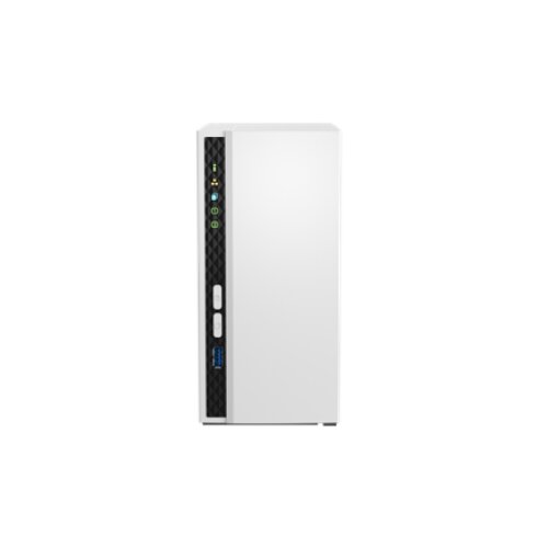 QNAP , 2-Bay ARM , TS-233 , Up to 2 SATA 6Gb/s, 3Gb/s , ARM 4-core , Cortex-A55 , Processor frequency 2.0 GHz , 2 GB , N/A