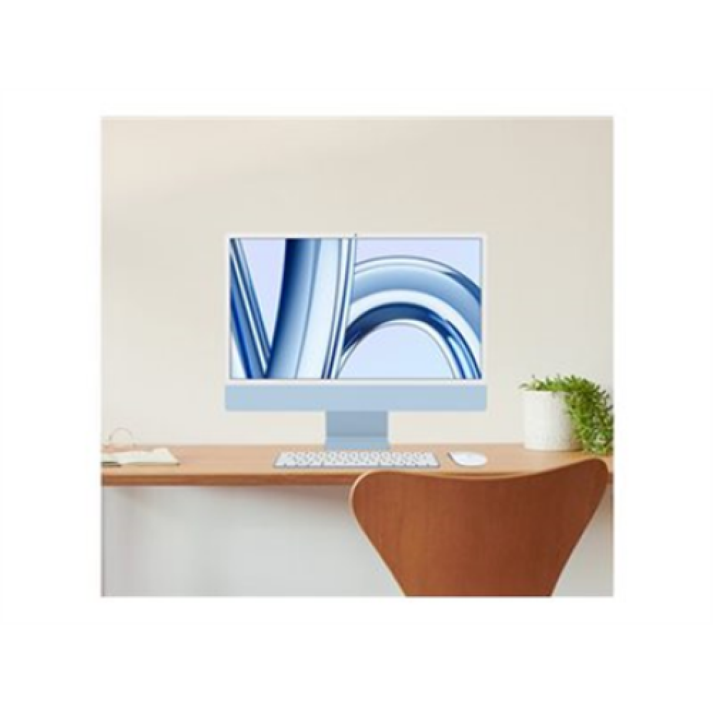 Apple iMac 24” 4.5K Retina, Apple M3 8C CPU, 10C GPU/8GB/256GB SSD/Blue/SWE , Apple