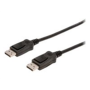 Digitus , DisplayPort Connection Cable , AK-340103-020-S , DisplayPort to DisplayPort DisplayPort Male (Version 1.1a) , DisplayPort Male (Version 1.1a)