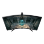 Samsung , Curved Monitor , LS32BG650EUXEN , 32 , VA , QHD , 16:9 , 240 Hz , 1 ms , 2560 x 1440 , 350 cd/m² , HDMI ports quantity 2 , Black