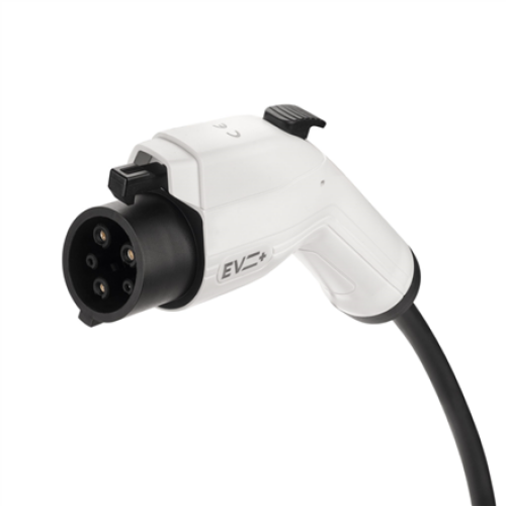 EV+ Type 1 to Type 2 32A adapter for EV charging cable EV+ , EV-AD-T1-32-1P-W , EV+ Type 1 to Type 2 32A adapter for EV charging cable , Output , A , 0.2 m