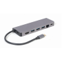 Cablexpert USB Type-C 5-in-1 multi-port adapter (Hub + HDMI + PD + card reader + LAN) , A-CM-COMBO5-05 , Adapter