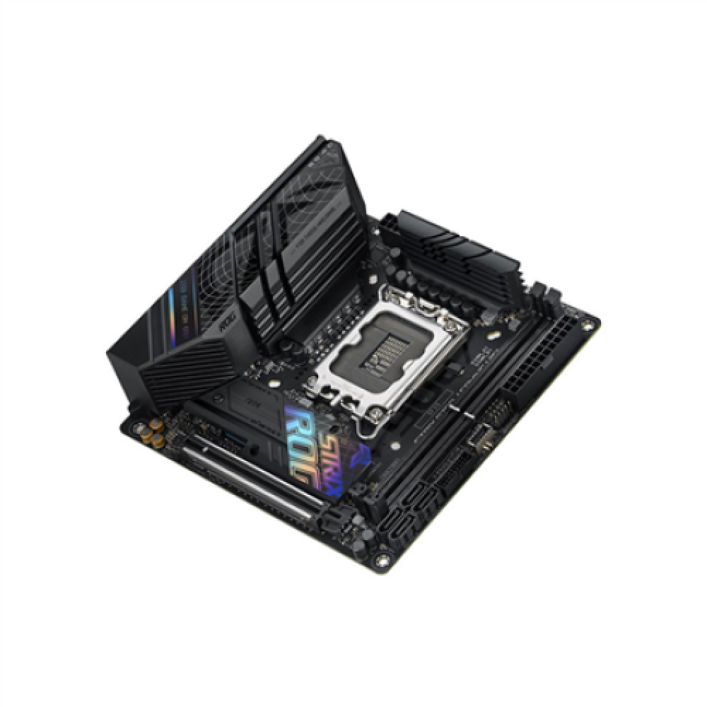 Asus , ROG STRIX B760-I GAMING WIFI , Processor family Intel , Processor socket LGA1700 , DDR5 SDRAM , Supported hard disk drive interfaces M.2, SATA , Number of SATA connectors 4