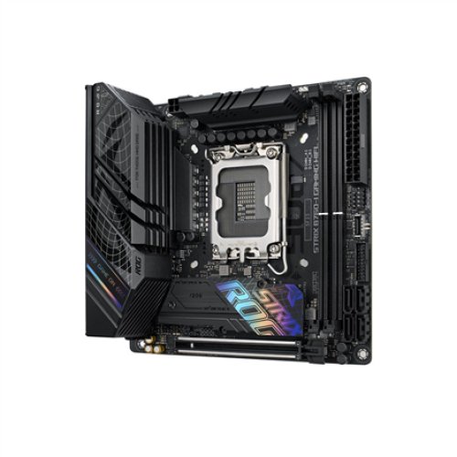 Asus , ROG STRIX B760-I GAMING WIFI , Processor family Intel , Processor socket LGA1700 , DDR5 SDRAM , Supported hard disk drive interfaces M.2, SATA , Number of SATA connectors 4
