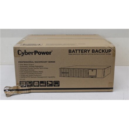 SALE OUT. CyberPower PR1500ERT2U Smart App UPS Systems , CyberPower , Smart App UPS Systems , PR1500ERT2U , 1500 VA , 1500 W , DAMAGED PACKAGING