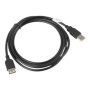 Lanberg USB-A 2.0 Cable 1.8 m , CA-USBE-10CC-0018-BK , USB Type-A to USB Type-A