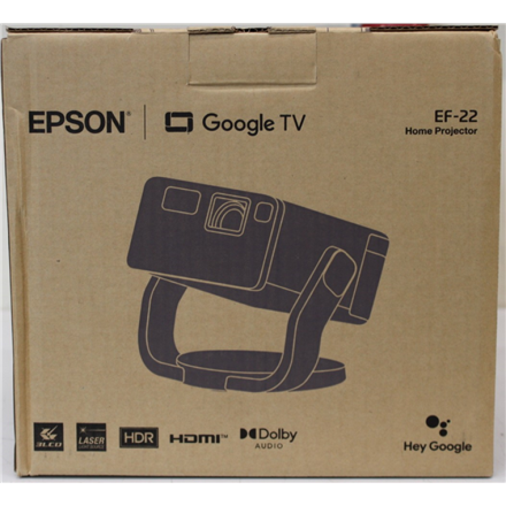 SALE OUT. Epson EF-22B Full HD Projector 1920x1080/1000Lm/16:9/5000000:1, Black , SALE OUT. Epson EF-22B , Full HD (1920x1080) , 1000 ANSI lumens , Black , DAMAGED PACKAGING