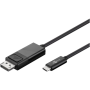 Goobay , USB-C male , DisplayPort male , USB-C- DisplayPort adapter cable (4k 60 Hz) , USB-C to DP , 1.2 m