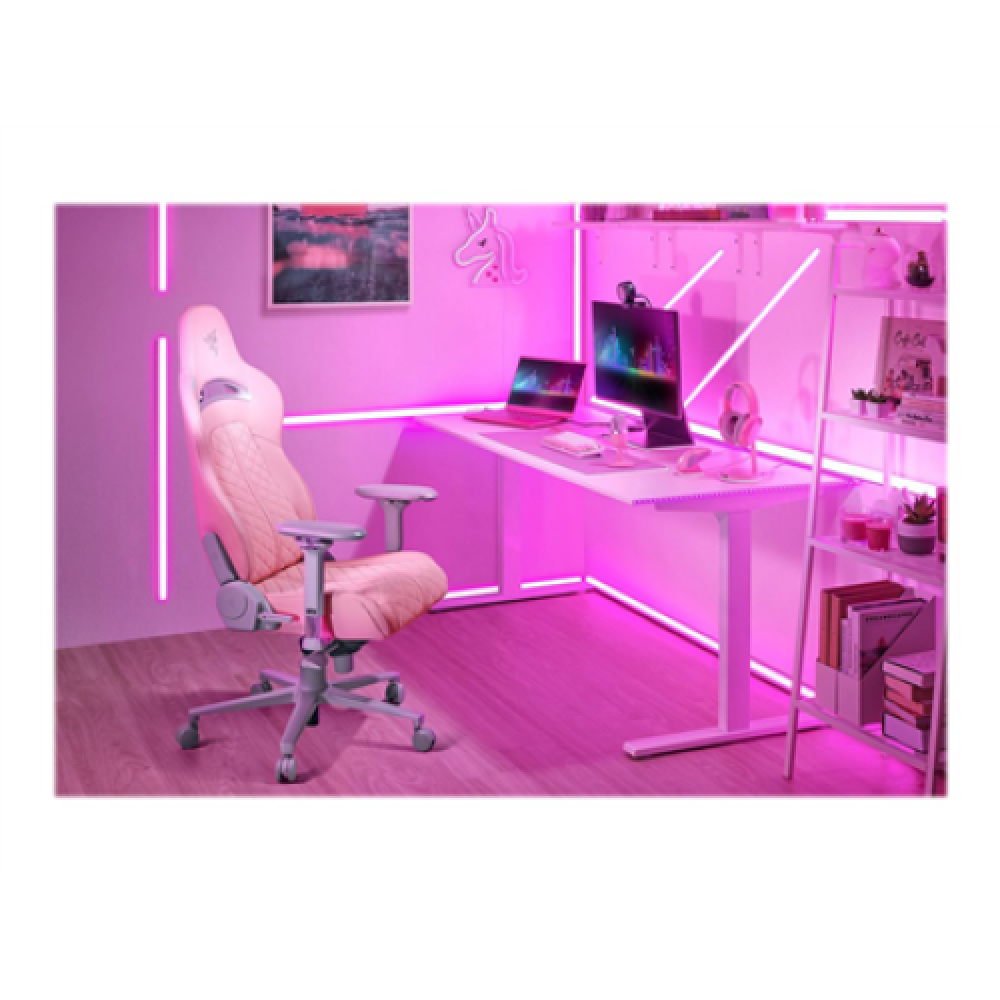 Razer Enki Ergonomic Gaming Chair EPU Synthetic Leather; Steel; Aluminium , Quartz