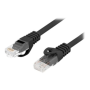 Lanberg Patchcord Cat.6 UTP LSZH CU , PCU6-10CU-0100-BK , 1 m