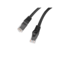 Lanberg Patchcord Cat.6 UTP LSZH CU , PCU6-10CU-0100-BK , 1 m