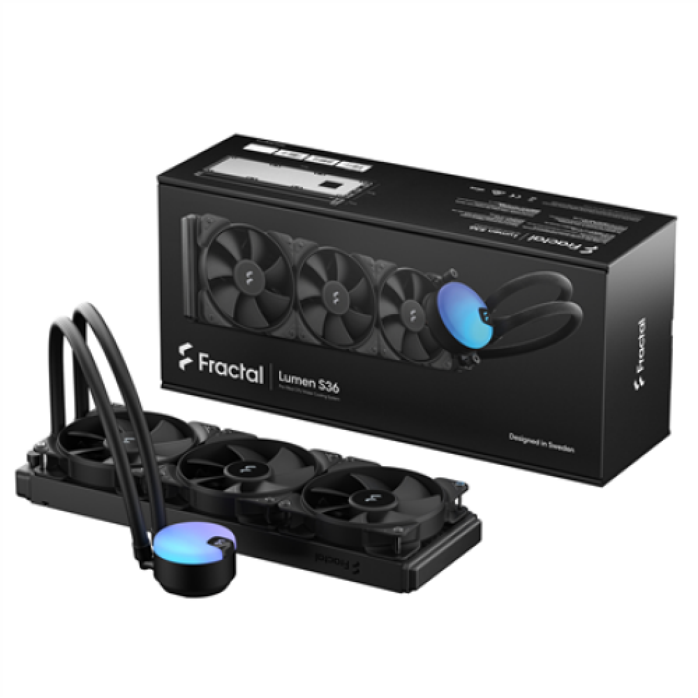 Fractal Design Water Cooling Unit Lumen S36 V2 Intel, AMD CPU Liquid Cooler