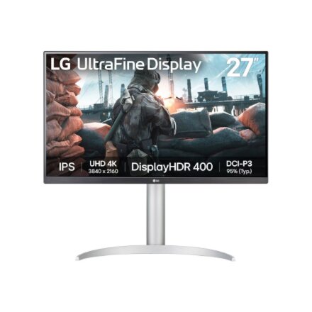 LG , 27UP650K-W , 27 , IPS , UHD , 16:9 , 60 Hz , 5 ms , 3840 x 2160 pixels , 400 cd/m² , HDMI ports quantity 2