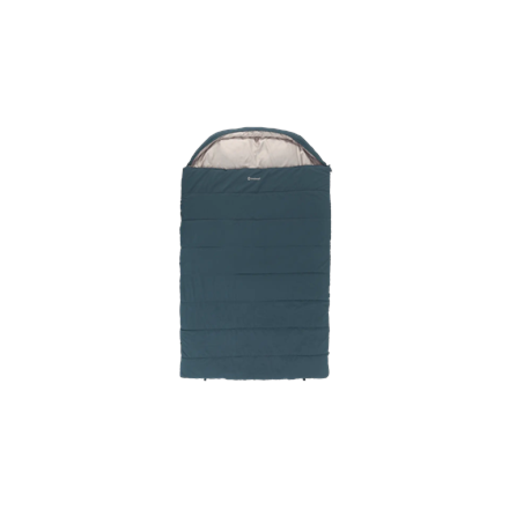 Outwell Campion Lux Double , Sleeping Bag , 225 x 140 cm , 16 to 5 °C , 2 way open - auto lock, L-shape