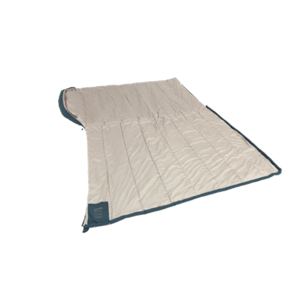Outwell Campion Lux Double , Sleeping Bag , 225 x 140 cm , 16 to 5 °C , 2 way open - auto lock, L-shape