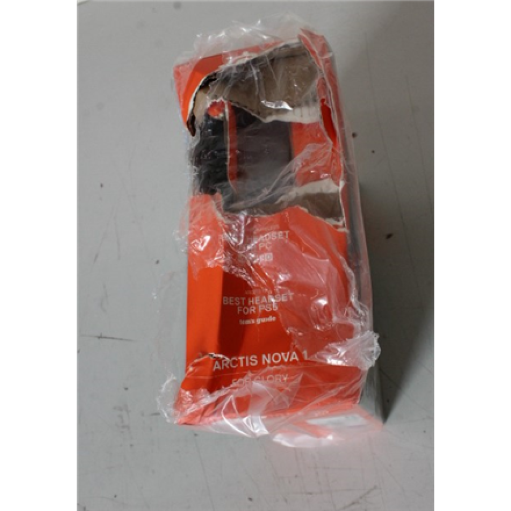 SALE OUT. SteelSeries Arctis Nova 1 Gaming Headset, Over-Ear, Wired, Black , SteelSeries , Gaming Headset , Arctis Nova 1 , Wired , Over-Ear , DAMAGED PACKAGING , Noise canceling