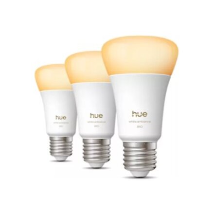Philips Hue WA 810 A60 3P EU , E27 , 6 W , Warm to cool white light , Bluetooth, Zigbee
