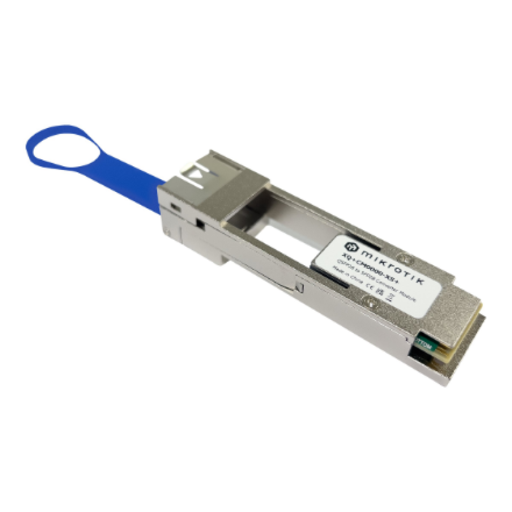 MikroTik , QSFP28 to SFP28 Converter , XQ+CM0000-XS+ , SFP/SFP+/SFP28 , QSFP28 to SFP28 , 25000 Mbit/s , -20 to 85