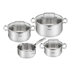 TEFAL , Duetto+ Stewpots set, 7 pcs , G719S734 , Stainless steel , Dishwasher proof , Lid included , Stainless steel