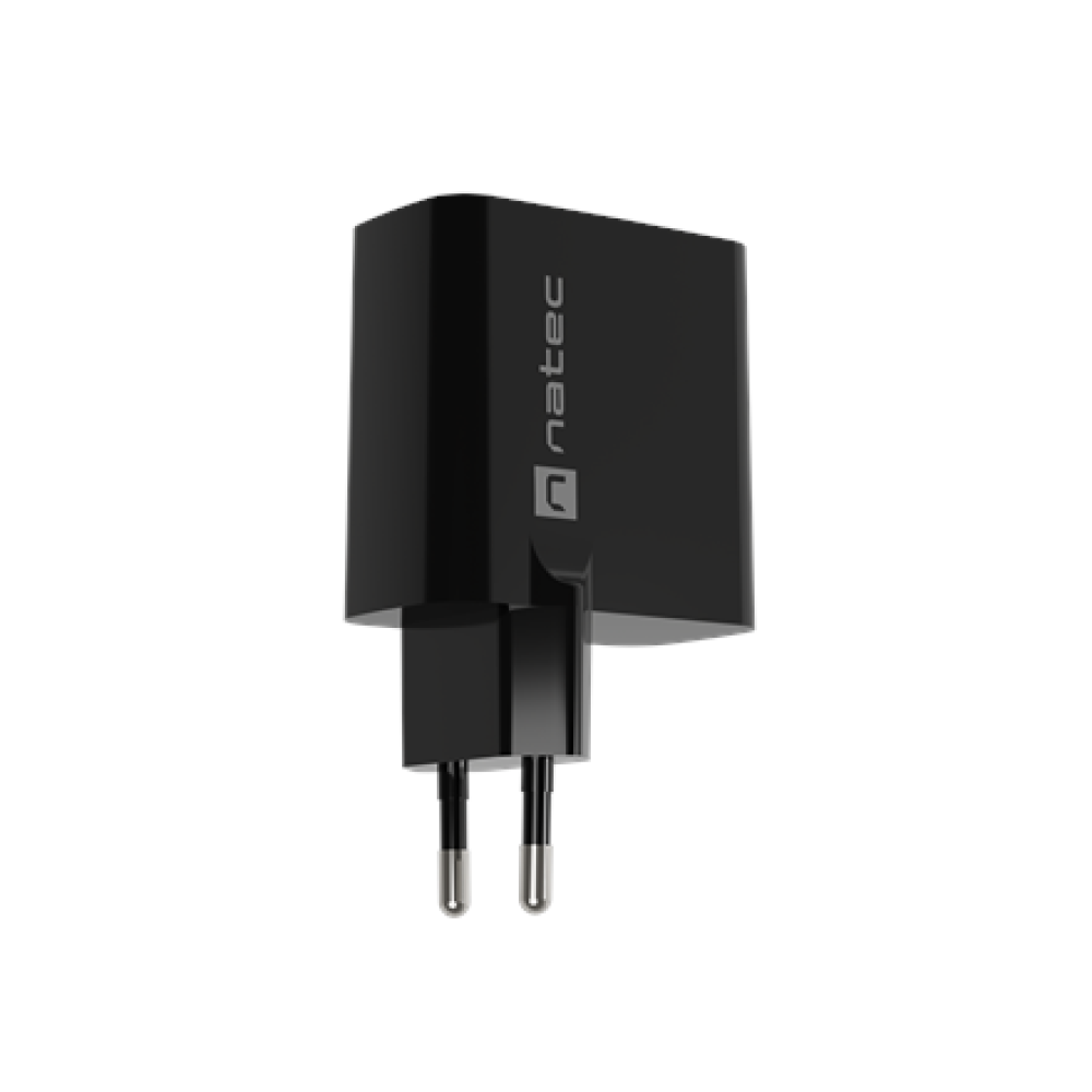 Natec Ribera USB Charger, 1x USB-A, 1x USB-C, 45 W , NUC-2143