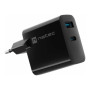 Natec Ribera USB Charger, 1x USB-A, 1x USB-C, 45 W , NUC-2143
