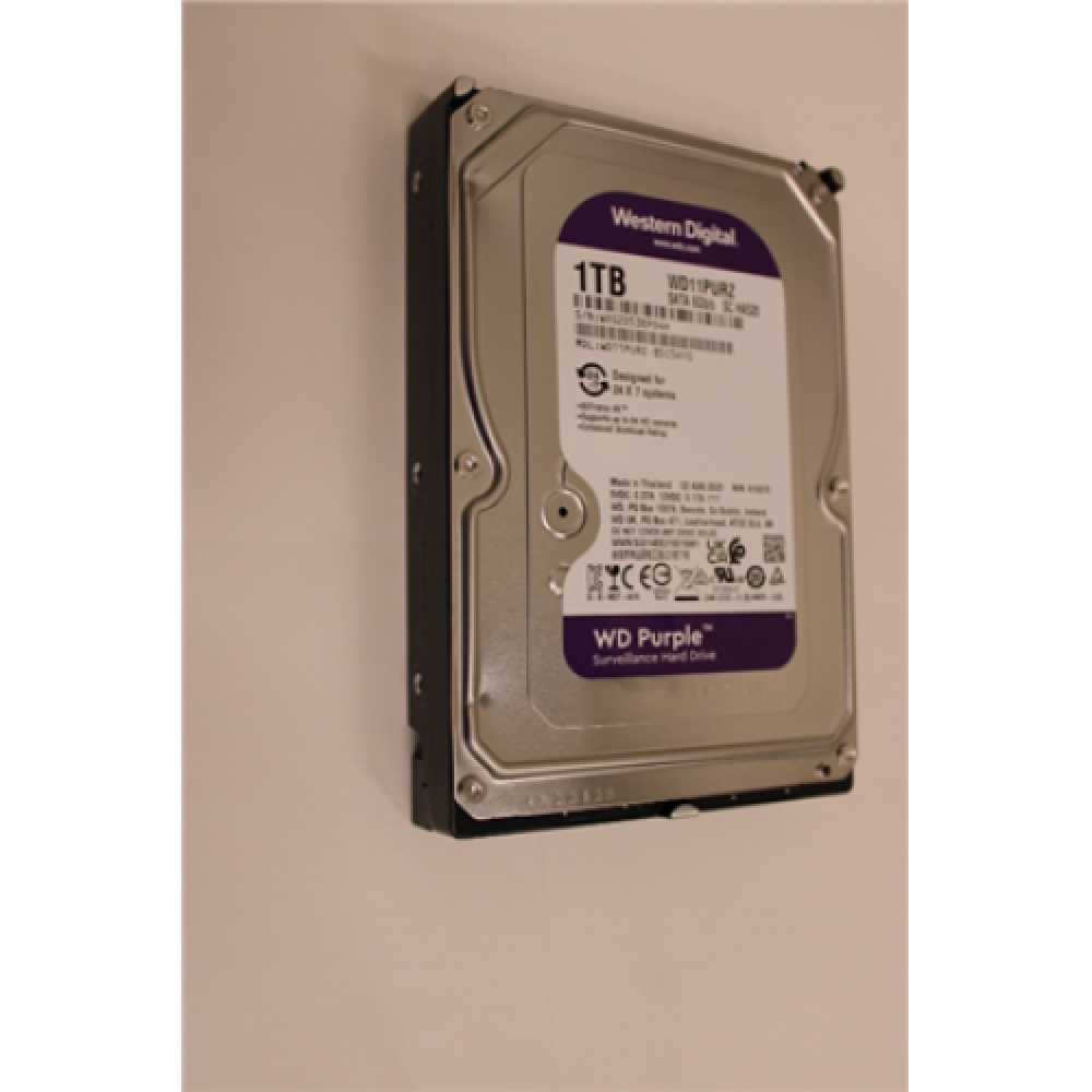 SALE OUT. Western Digital Purple Surveillance Hard Drive 1TB 64MB SATAIII Western Digital Hard Drive Purple Surveillance WD11PURZ 5400 RPM 1000 GB SMALL DENTS