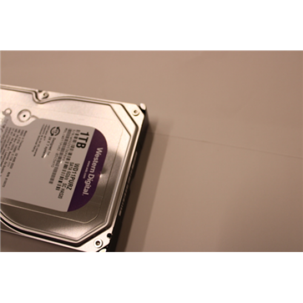 SALE OUT. Western Digital Purple Surveillance Hard Drive 1TB 64MB SATAIII Western Digital Hard Drive Purple Surveillance WD11PURZ 5400 RPM 1000 GB SMALL DENTS