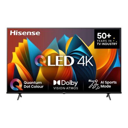 Hisense QLED Smart TV , 43E7NQ , 43 , Smart TV , VIDAA OS , UHD , Black