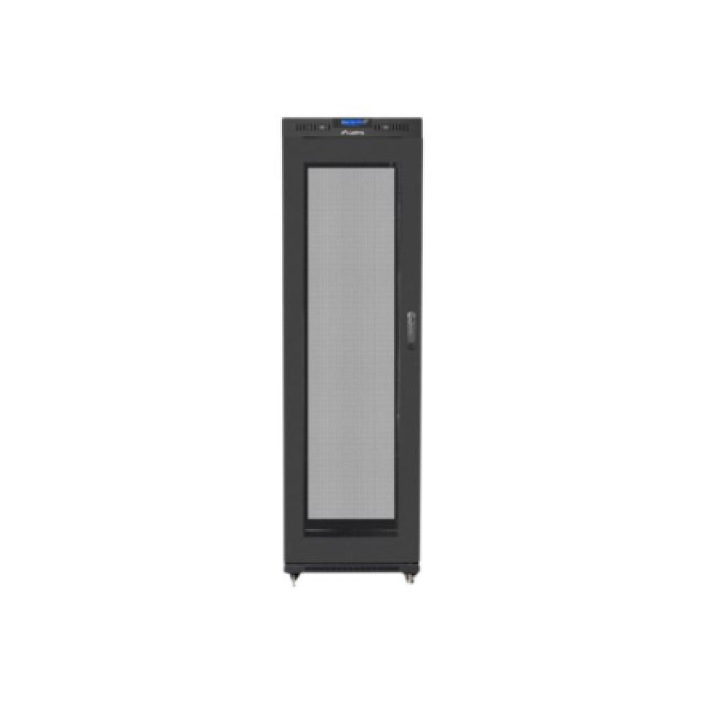 Lanberg Rack cabinet 19 free-standing 42U/600x800 (flat pack) with mesh door lCD V2, black , Lanberg