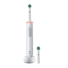 Oral-B Electric Toothbrush , Pro 3 3000 Cross Action , Rechargeable , For adults , Number of brush heads included 2 , Number of teeth brushing modes 3 , White