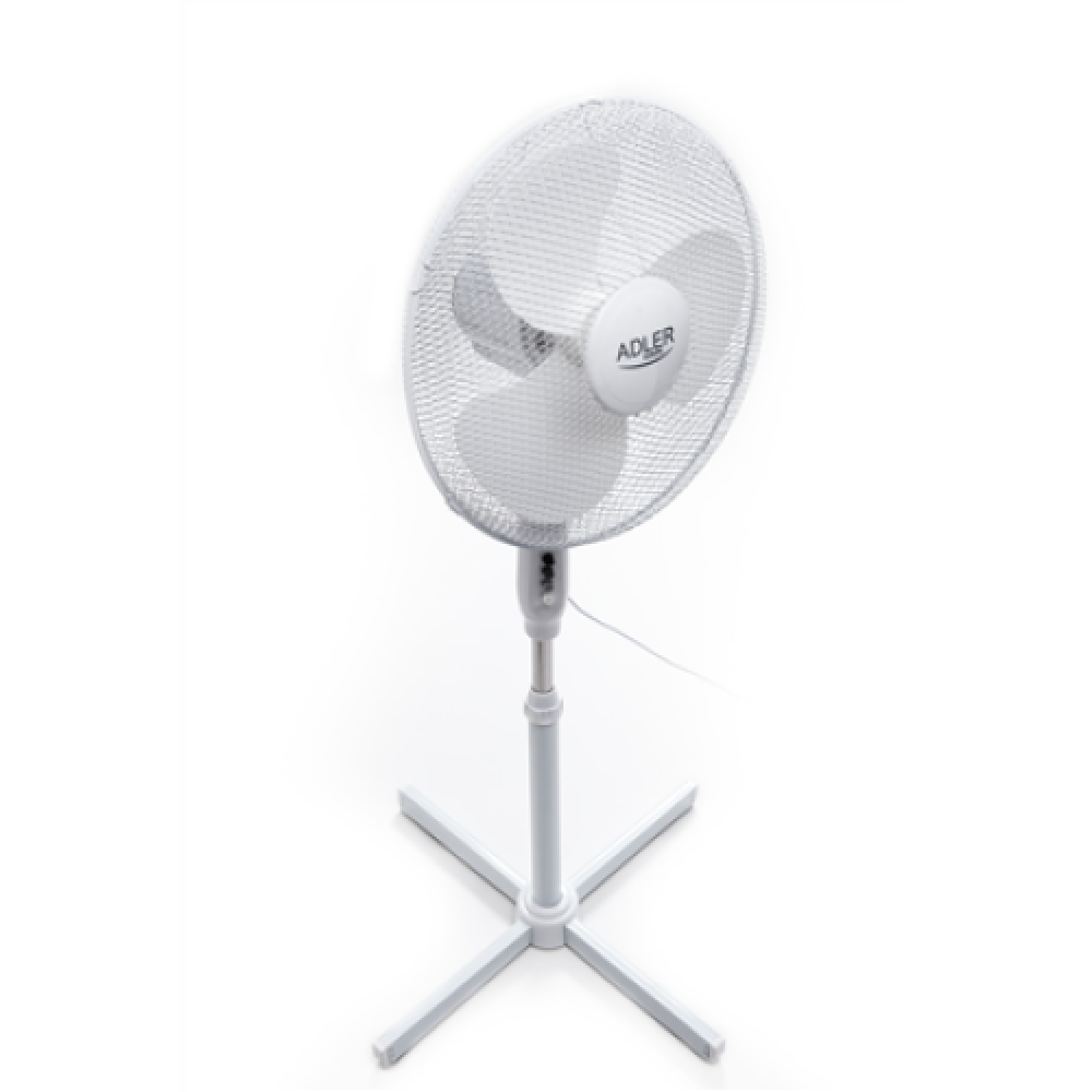 Adler , AD 7305 , Stand Fan , White , Diameter 40 cm , Number of speeds 3 , Oscillation , 45 W , No