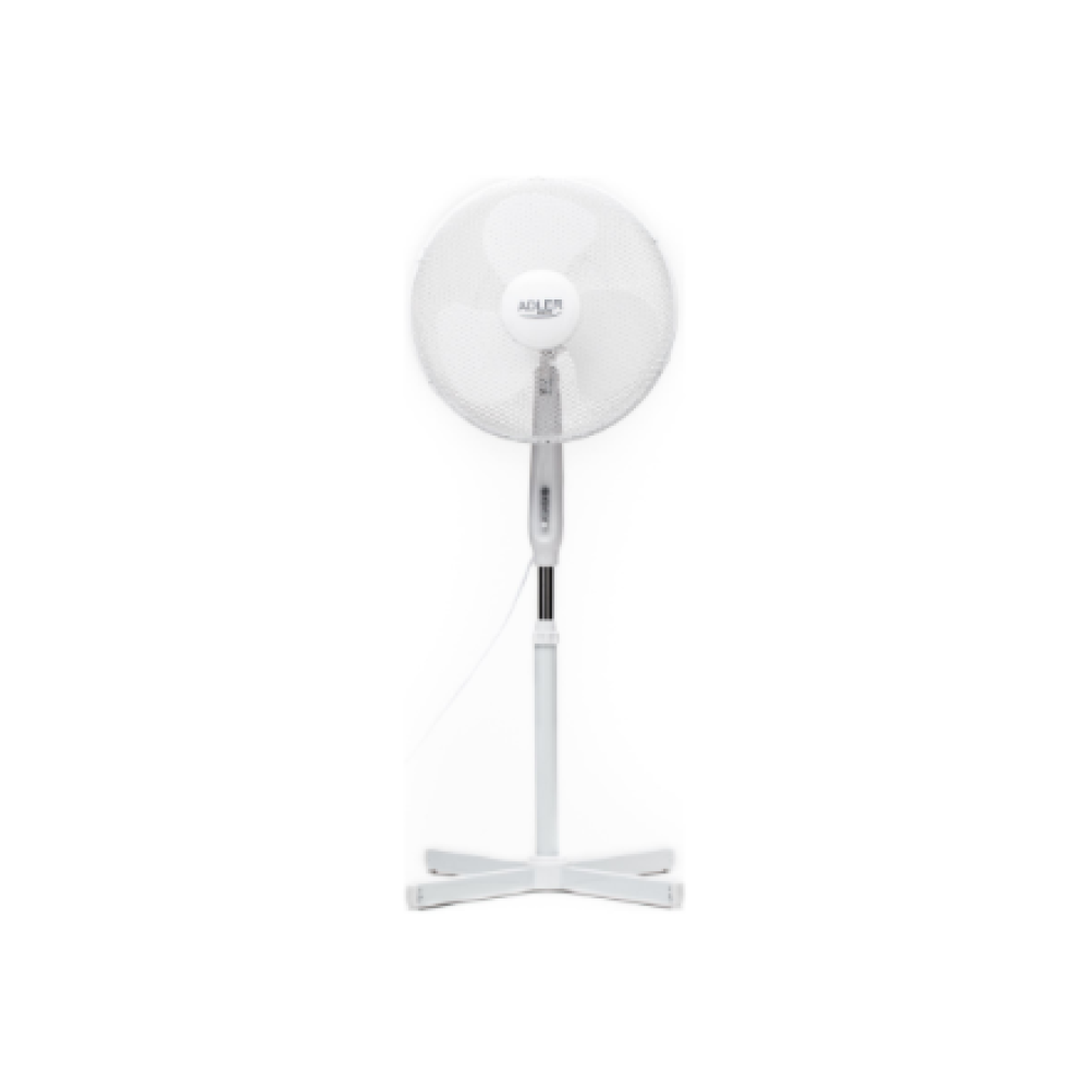Adler , AD 7305 , Stand Fan , White , Diameter 40 cm , Number of speeds 3 , Oscillation , 45 W