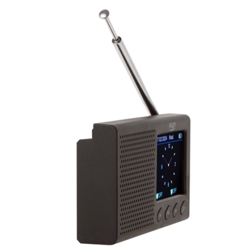 Adler , FM Travel Radio , AD 1198 , Alarm function , Black