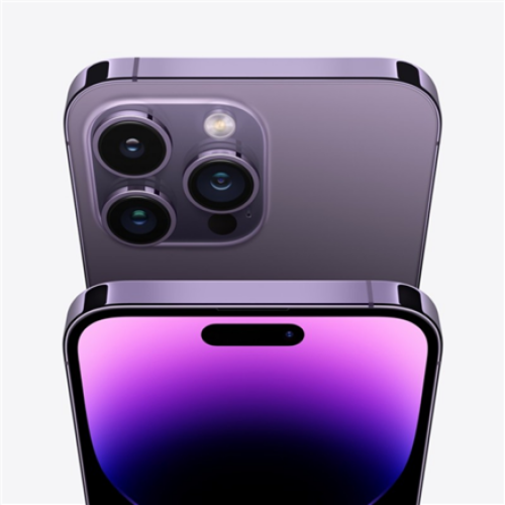 Apple iPhone 14 Pro Deep Purple, 6.1 , Super Retina XDR display with ProMotion, 2532 x 1170 pixels, Apple, A16 Bionic, Internal RAM 6 GB, 128 GB, Dual SIM, Nano-SIM, 5G, Main camera 48+12+12 MP, Secondary camera 12 MP, iOS, 16, 3200 mAh