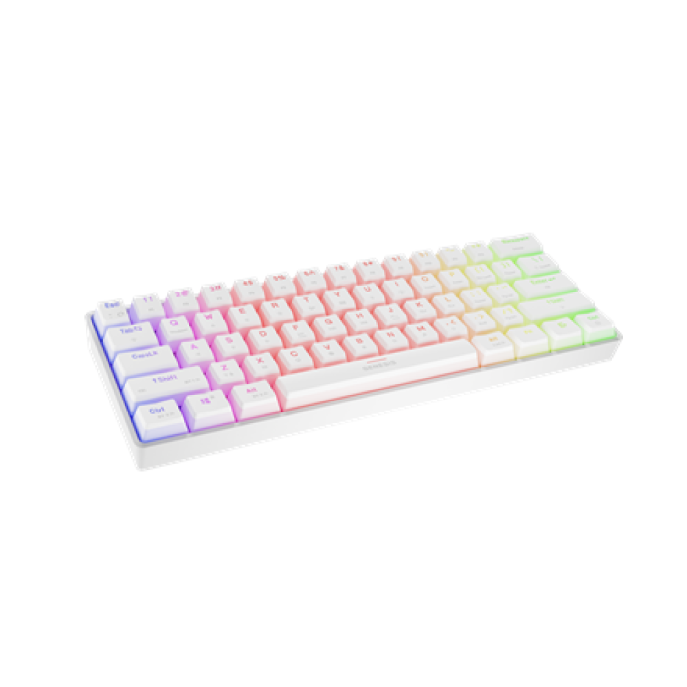 Genesis , THOR 660 G2 , Gaming keyboard , Wireless/Wired , US , White , 2.4 GHz, Bluetooth, USB , Tactile