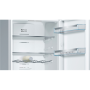 Bosch Refrigerator KGN36IZEA Series 4 Energy efficiency class E, Free standing, Combi, Height 186 cm, No Frost system, Fridge net capacity 237 L, Freezer net capacity 89 L, 39 dB, Black Matt
