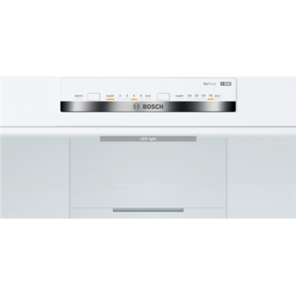Bosch Refrigerator KGN36IZEA Series 4 Energy efficiency class E, Free standing, Combi, Height 186 cm, No Frost system, Fridge net capacity 237 L, Freezer net capacity 89 L, 39 dB, Black Matt