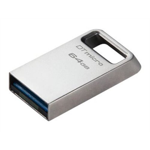 Kingston , USB 3.2 Flash Drive , DataTraveler micro , 64 GB , USB Type-A , Silver