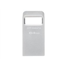 Kingston , USB 3.2 Flash Drive , DataTraveler micro , 64 GB , USB Type-A , Silver
