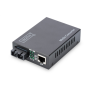 Digitus Fast Ethernet Media Converter, Multimode SC connector, 1310nm, up to 2km DN-82020-1 SC duplex 10/100M RJ45 port