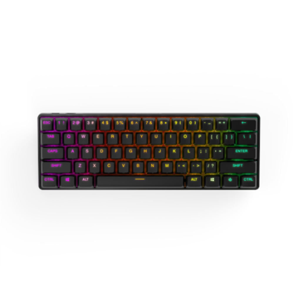 SteelSeries Gaming Keyboard Apex Pro Mini, RGB LED light, US, Black, Wireless
