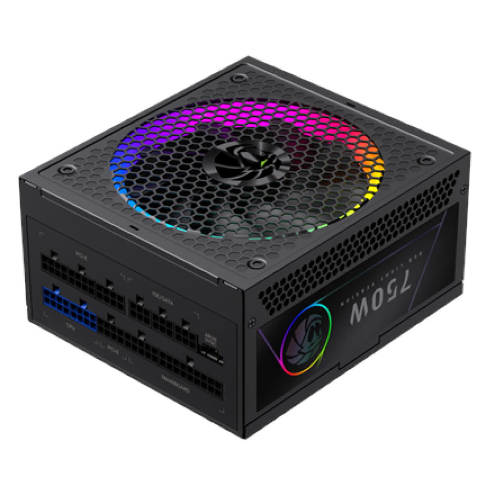 Gamemax PSU , RGB 750G , 750 W , Gold , Full Modular