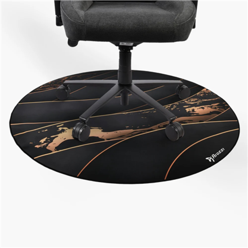 Arozzi Zona Round Floor Pad , Black/Gold