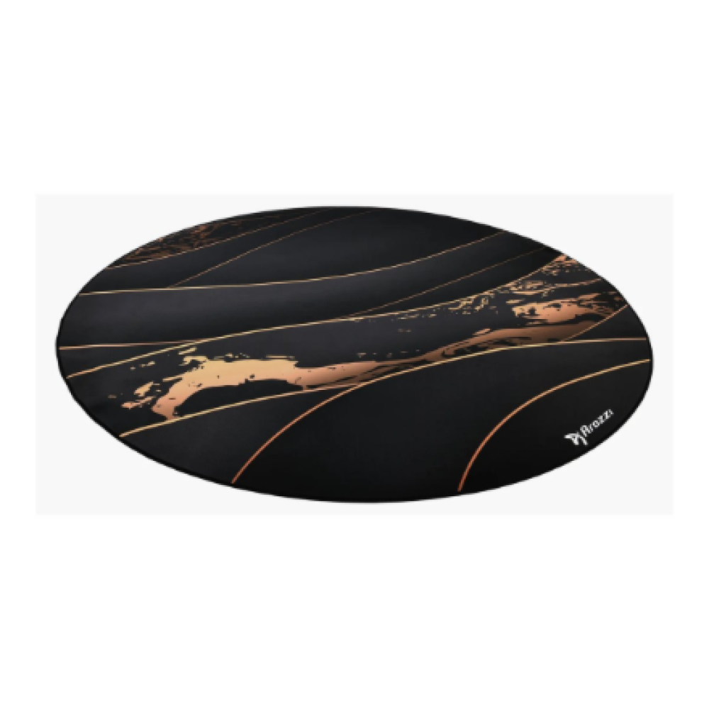 Arozzi Zona Round Floor Pad , Black/Gold